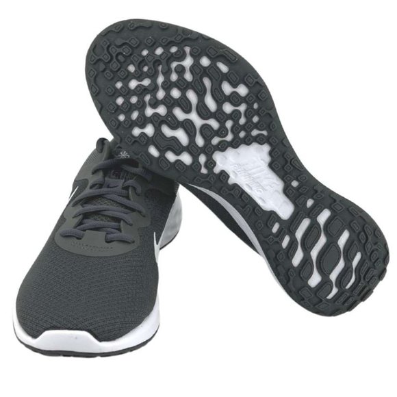 Nike | Men's Revolution 6 NN Running Shoes | Grey & White | Size 9 - Picture 6 of 7